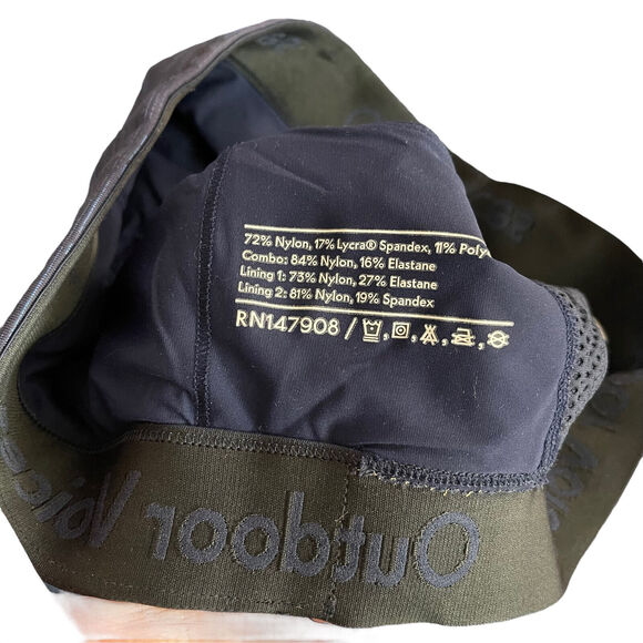 Outdoor Voices Small Sports Bra Racerback Cutout Space Dye Blue Black - Picture 2 of 8